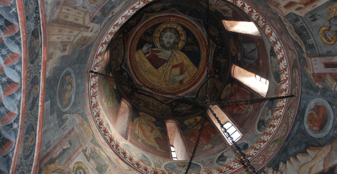 Frescă - Sfânta Mănăstire Ostrov