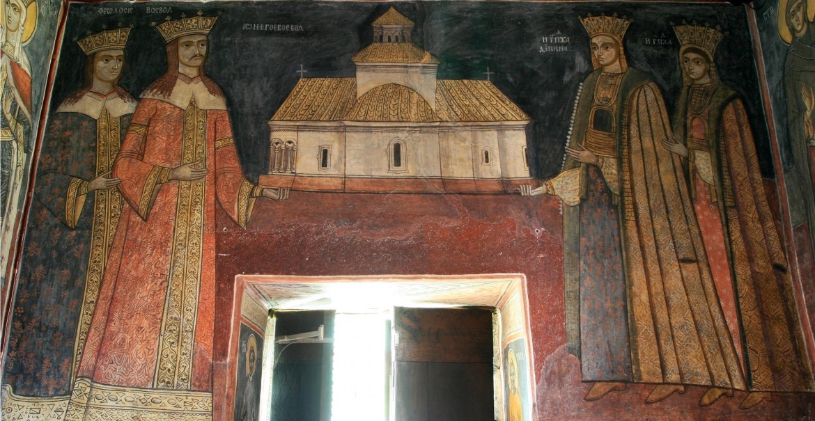 Frescă - Sfânta Mănăstire Ostrov