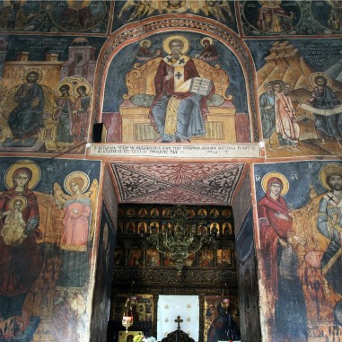 Frescă - Sfânta Mănăstire Ostrov